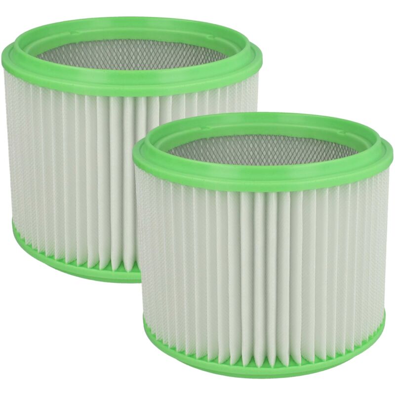 Image of Set da 2x filtro a pieghe piatte compatibile con Gisowatt Brico 235 p, Brico 230, Brico 250, Brico 230 p / x aspirapolvere - Cartuccia filtrante