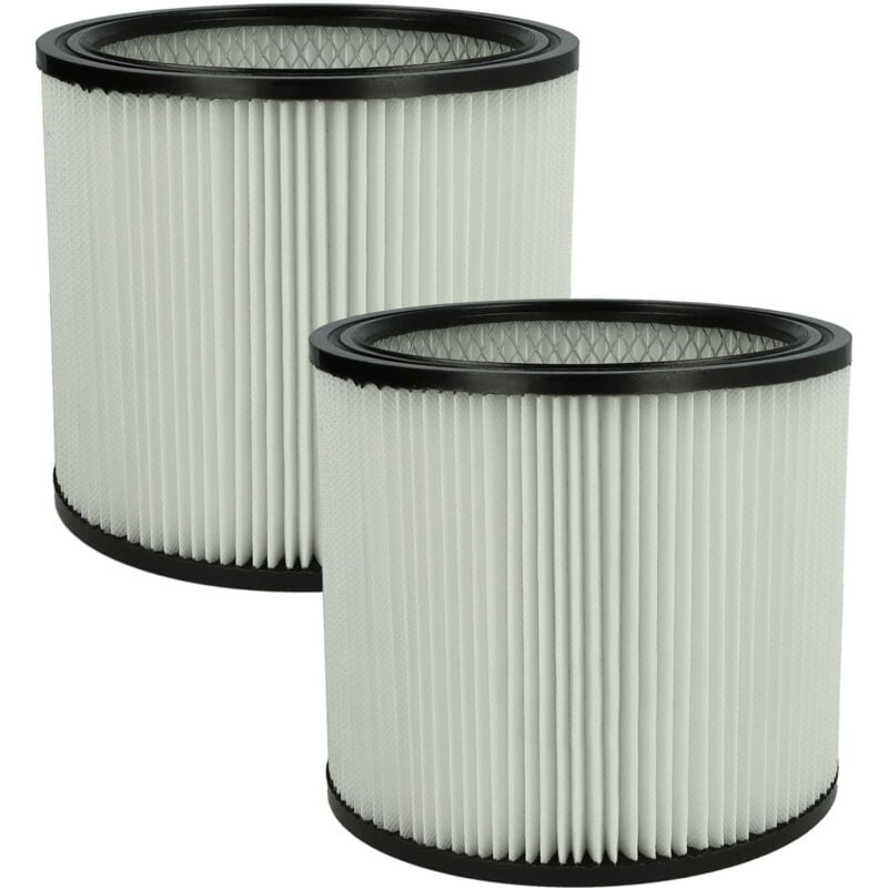 Set da 2x filtro a pieghe piatte compatibile con