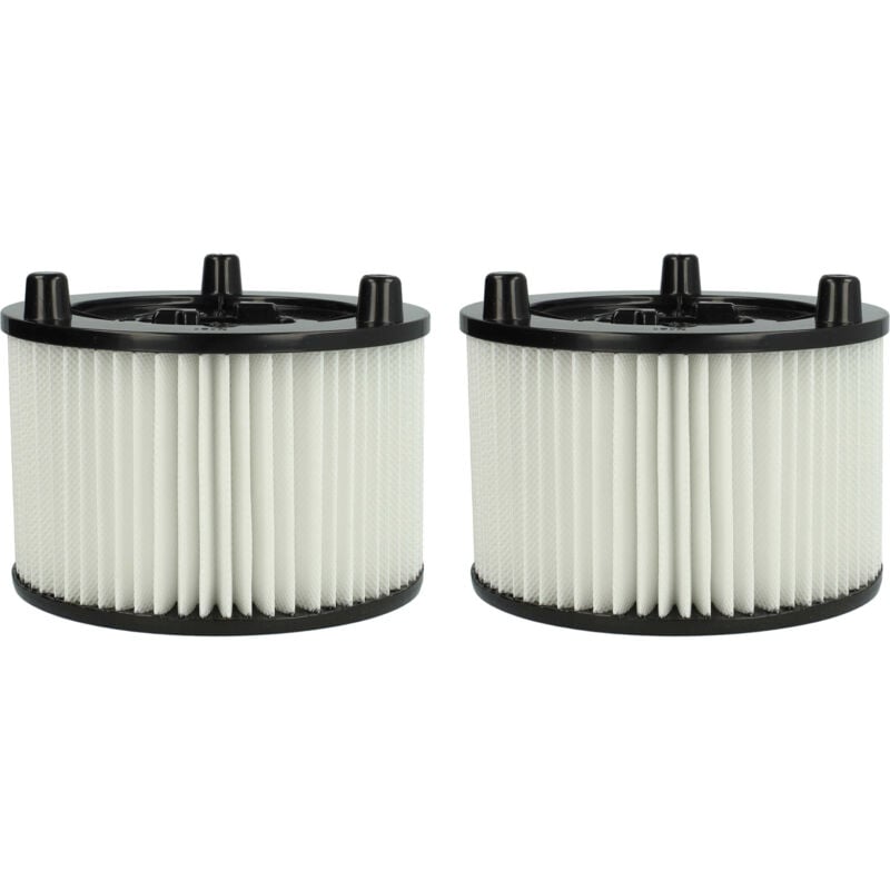 Vhbw - set da 2x filtro a pieghe piatte