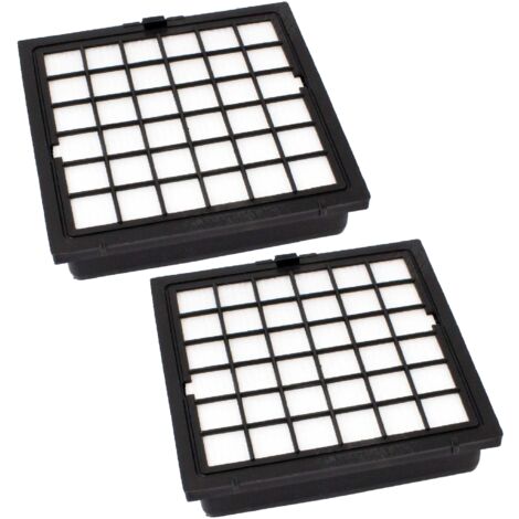 vhbw set da 2x filtro compatibile con Bosch Ergomaxx BSG 81455 / 14, BSG 82222 / 01 aspirapolvere - Filtro HEPA anallergico