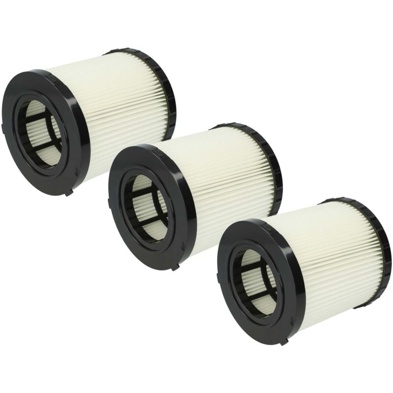 Set da 3x filtro a pieghe piatte sostituisce
