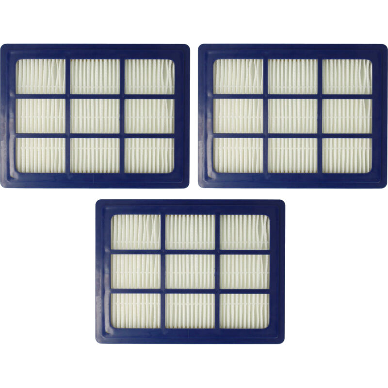 Image of Vhbw - set da 3x filtro compatibile con Nilfisk GD10 Hepa, GD5 Hepa, GD5 Hepa Basic aspirapolvere - Filtro hepa anallergico