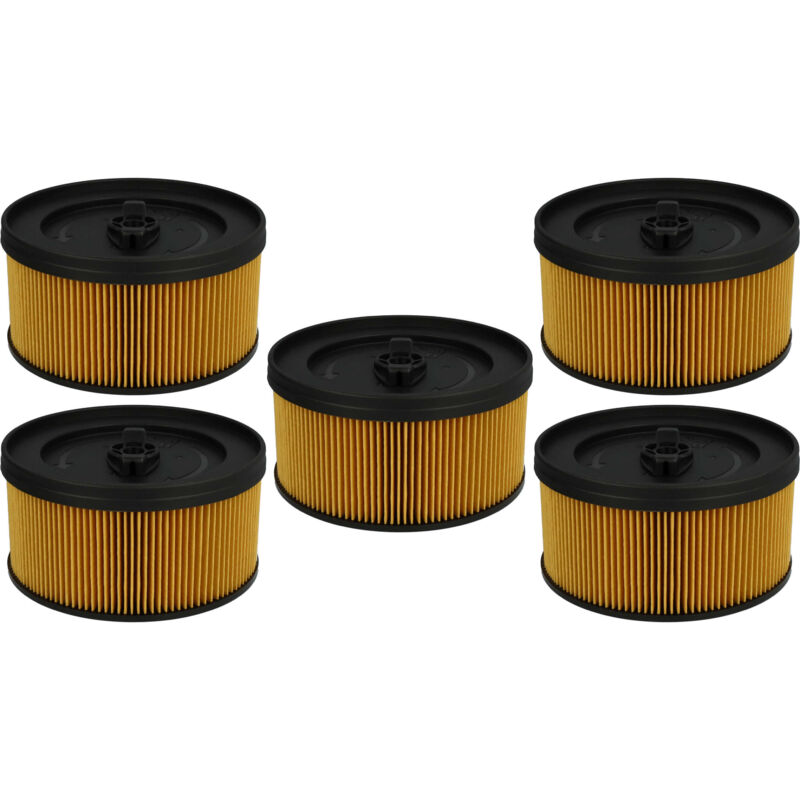 Vhbw set da 5x filtro a pieghe piatte sostituisce