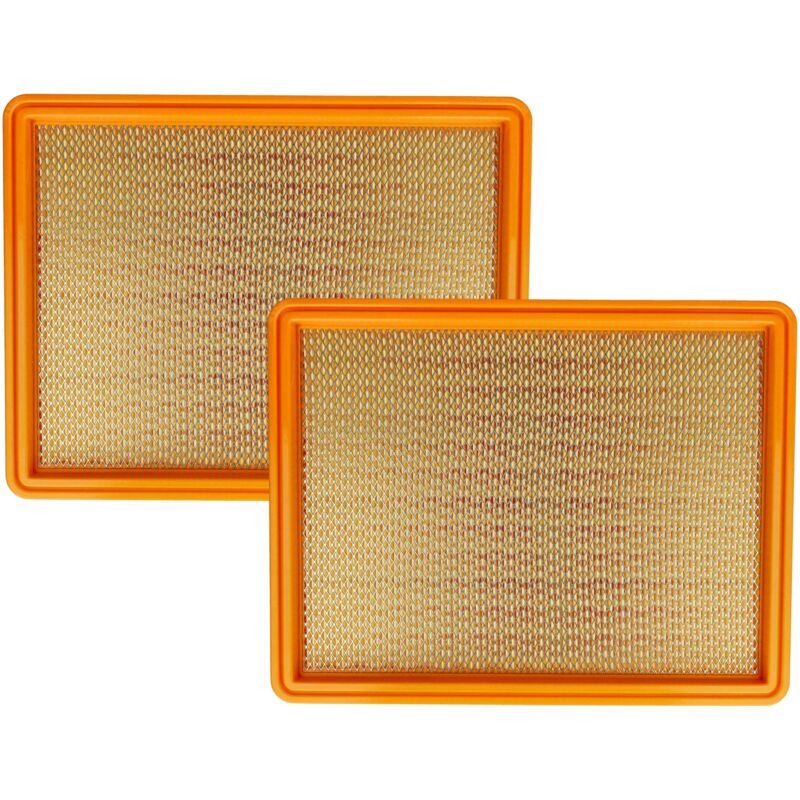 Vhbw - Set de 2x filtres d'aspirateur compatible avec Kärcher nt 762 Eco, nt 702 i, nt 720 aspirateur - Filtre principal, filtre plissé plat