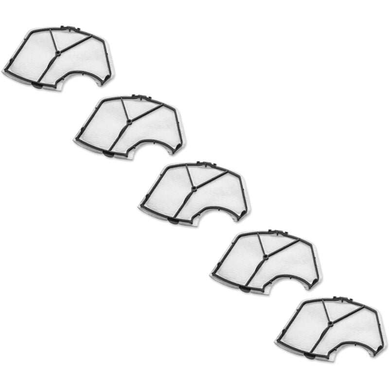 

Set de 5x filtros de aspiradora compatible con Vorwerk kobold 140, 150, VK140, VK150 aspiradora - Filtro protector de motor - Vhbw
