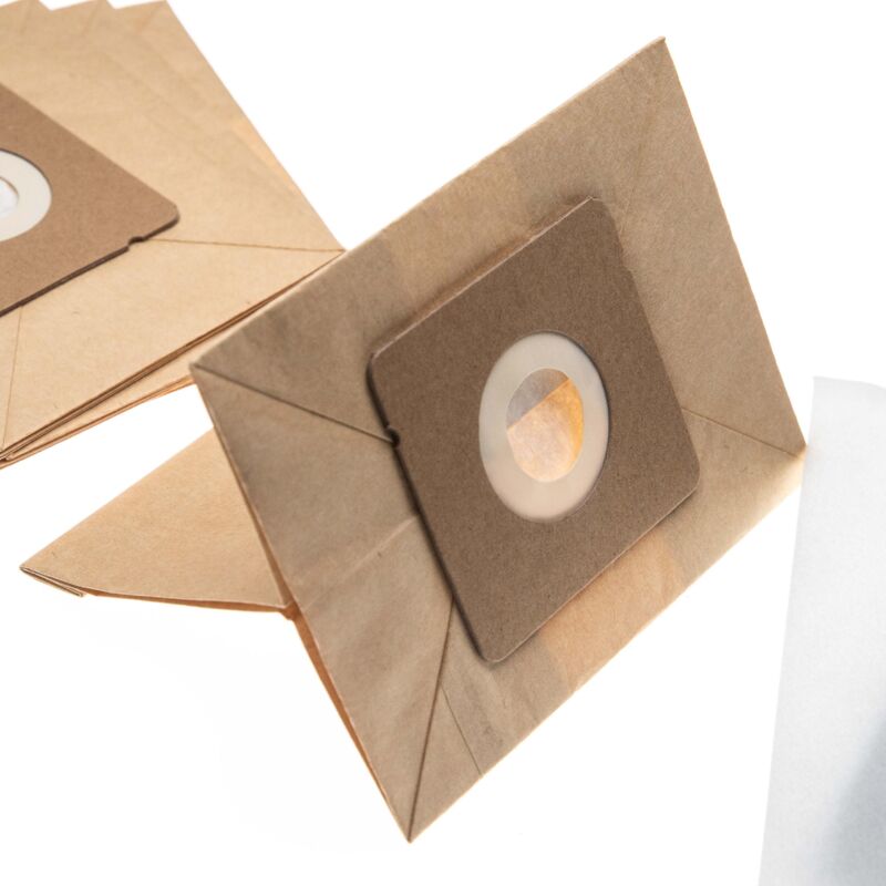 

Set de 6 uds. (filtro + bolsa de papel) compatible con Moulinex MO151101/4Q0, Accessimo, Compacteo, Mini Space aspiradora - Vhbw