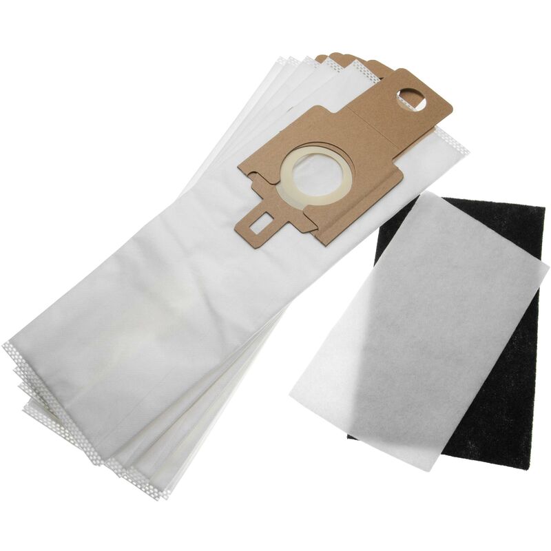 

Set de 6 uds. (filtro + bolsa de vellón micro) compatible con Hoover Pure Power U 3330, Pure Power U 3341 aspiradora - Vhbw