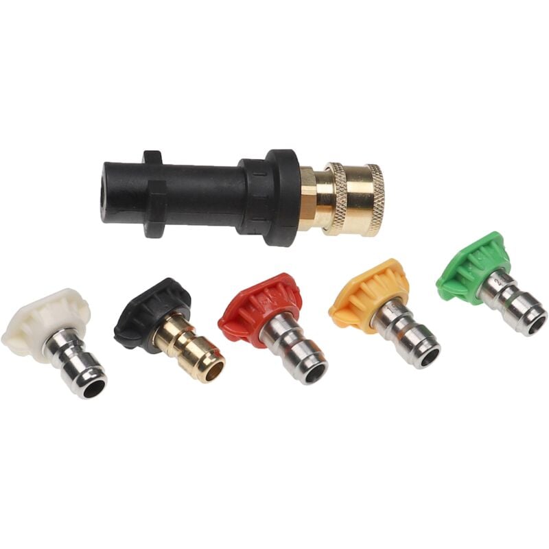 

Set de 6 uds. reemplaza Kärcher 4.762-061 para hidrolimpiadora - adaptador, accesorio pulverizador - Vhbw