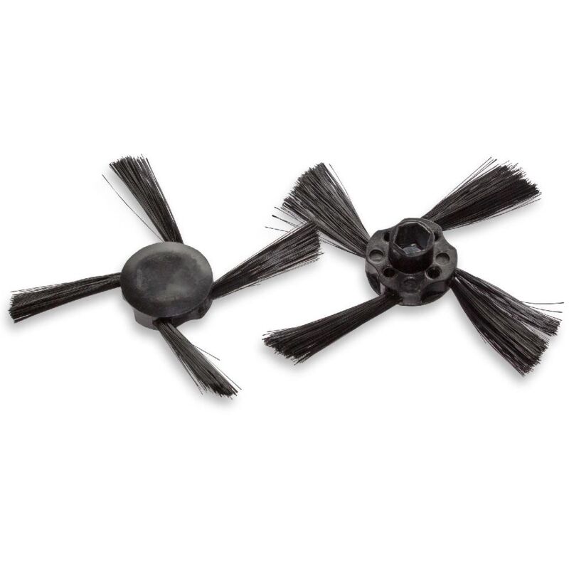 

vhbw 2x cepillo lateral compatible con Neato Botvac Connected robot aspirador -Set cepillos de limpieza, negro