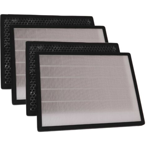 vhbw Set de filtro 4 uds. reemplaza Marreal AP3001-FS, AP3001B para purificador de aire - filtro carbón activo, filtro Hepa