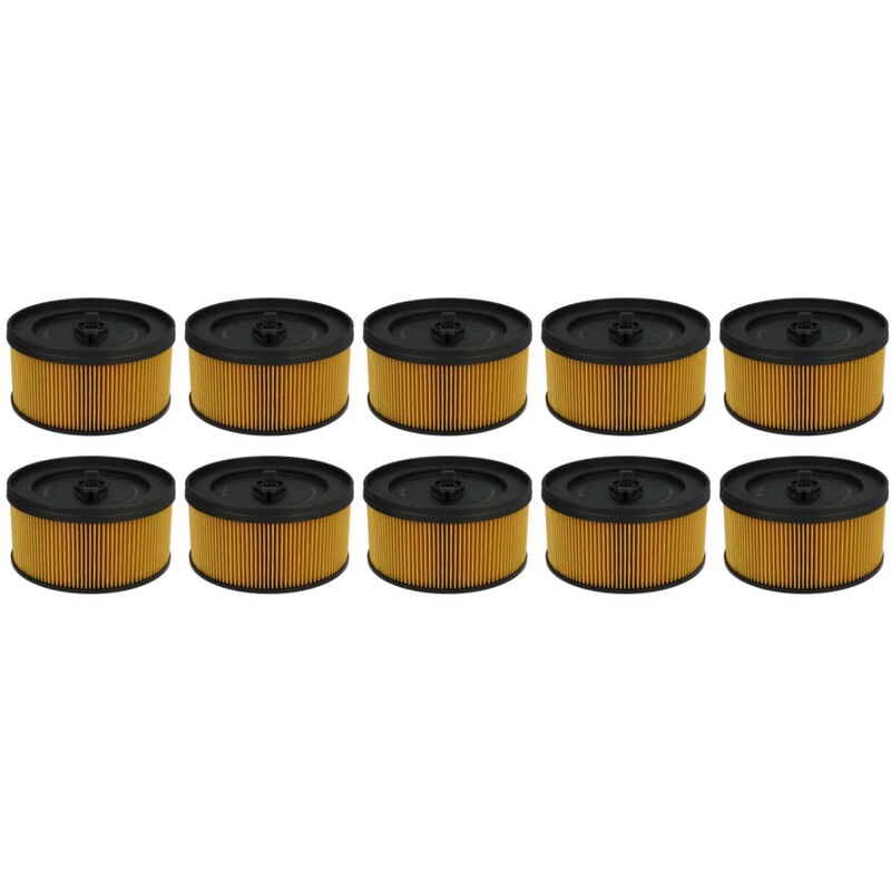 

Set de filtros 10x Filtro plisado reemplaza Kärcher 6.414-960.0 para aspiradora en seco y húmedo - Filtro, cartucho - Vhbw