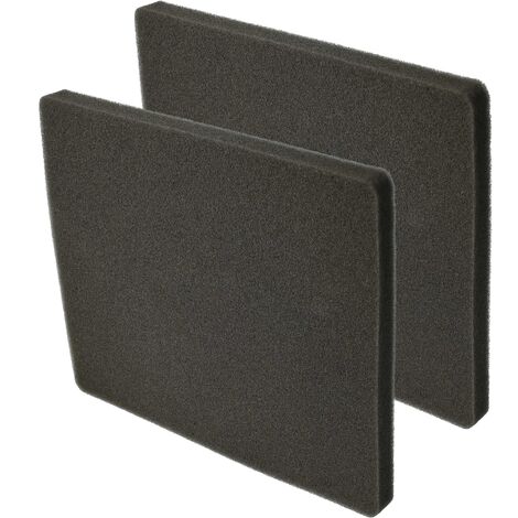 vhbw Set de filtros 2x Filtro compatible con Electrolux EL4305AZ (903152210) aspiradora - Filtro de aire de salida (filtro de esponja), negro