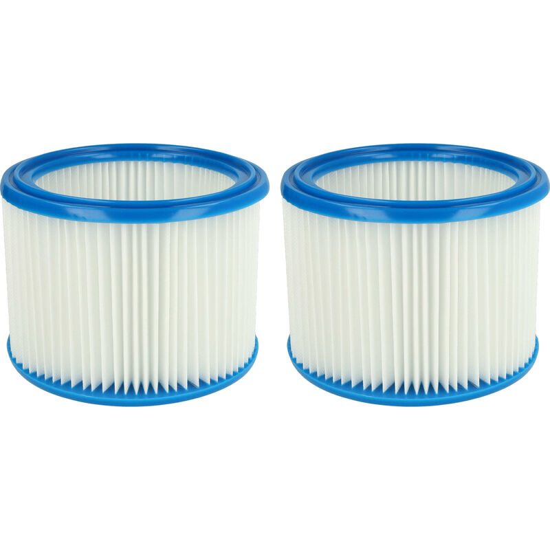 

Set de filtros 2x Filtro plisado compatible con Festool VCP 260 E-M aspiradora en seco y mojado - Filtro, cartucho - Vhbw