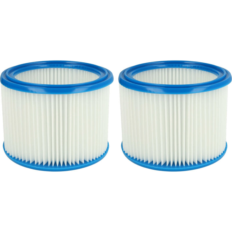 

Set de filtros 2x Filtro plisado compatible con Nilfisk Attix 40-01 PC Inox, 40-0M PC Zone 22 aspiradora en seco y mojado - Filtro, cartucho - Vhbw
