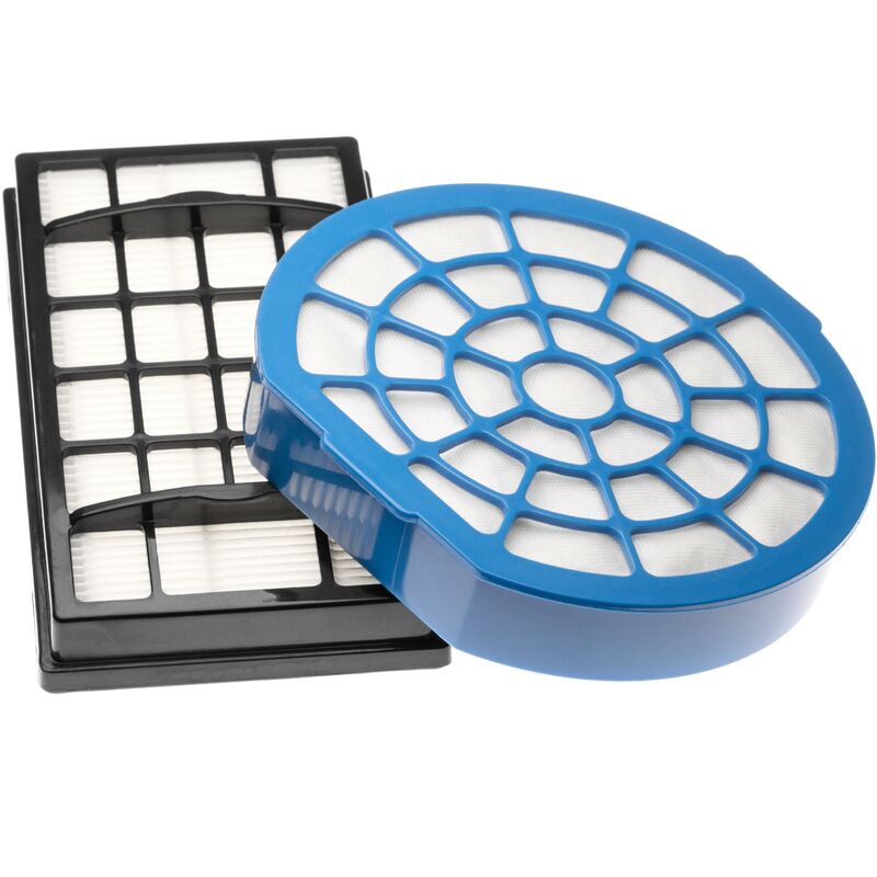 

Set de filtros compatible con Dirt Devil Infinity Excell M 5051-0, M 5051-1 aspirador - (filtro aire evacuación, filtro protección motor doble) - Vhbw
