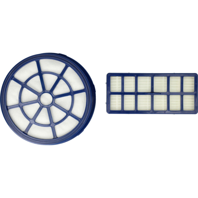 Set de filtros compatible con Hoover BR2020 012, BR2020 019, BR2230 019, BR23PAR011 aspirador - 2x filtro - Vhbw
