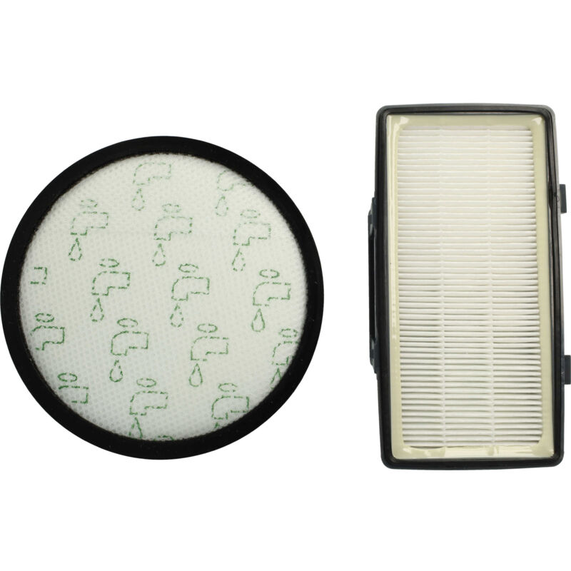 

Set de filtros compatible con Rowenta RO7611EA/410 4AAAA, RO7623, RO7623EA/410 aspirador - 2x filtro - Vhbw