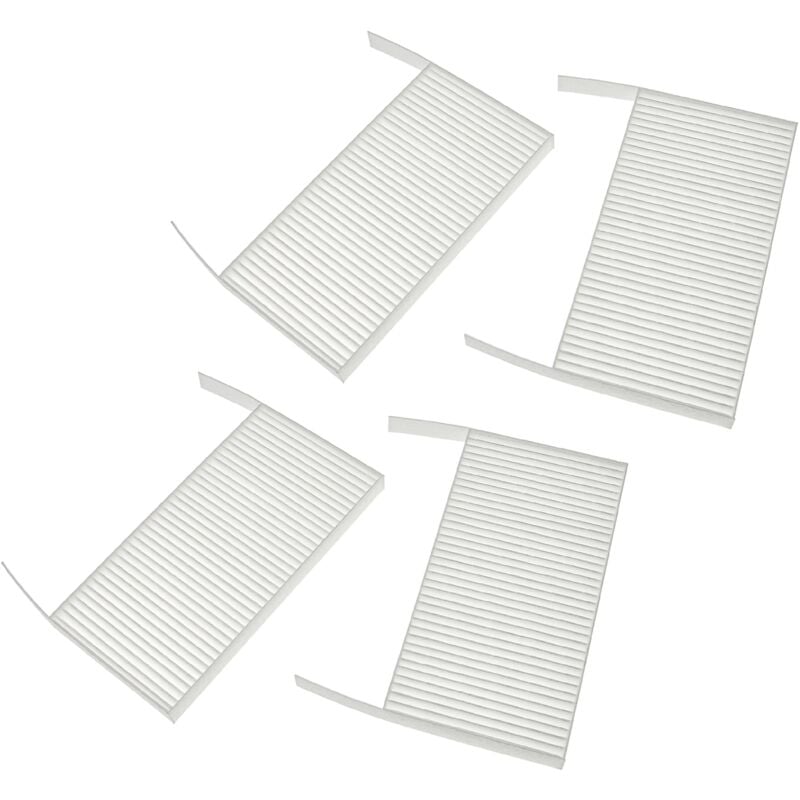 

Set de filtros compatible con Zehnder ComfoAir 70 unidad de ventilación - Filtro de aire G4 / F7 (4 uds.), 19 x 10 x 3 cm, blanco - Vhbw