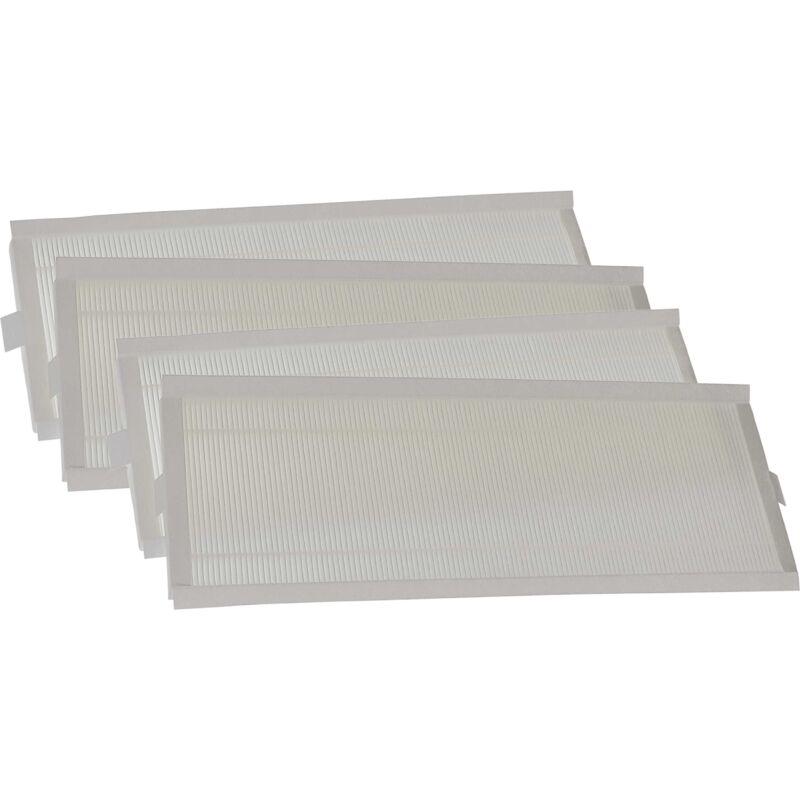 

Set de filtros compatible con Zehnder ComfoAir Q 350, Q 450 unidad de ventilación - Filtro de aire G4 / F7 (4 uds.), 50 x 16 x 4 cm, blanco - Vhbw