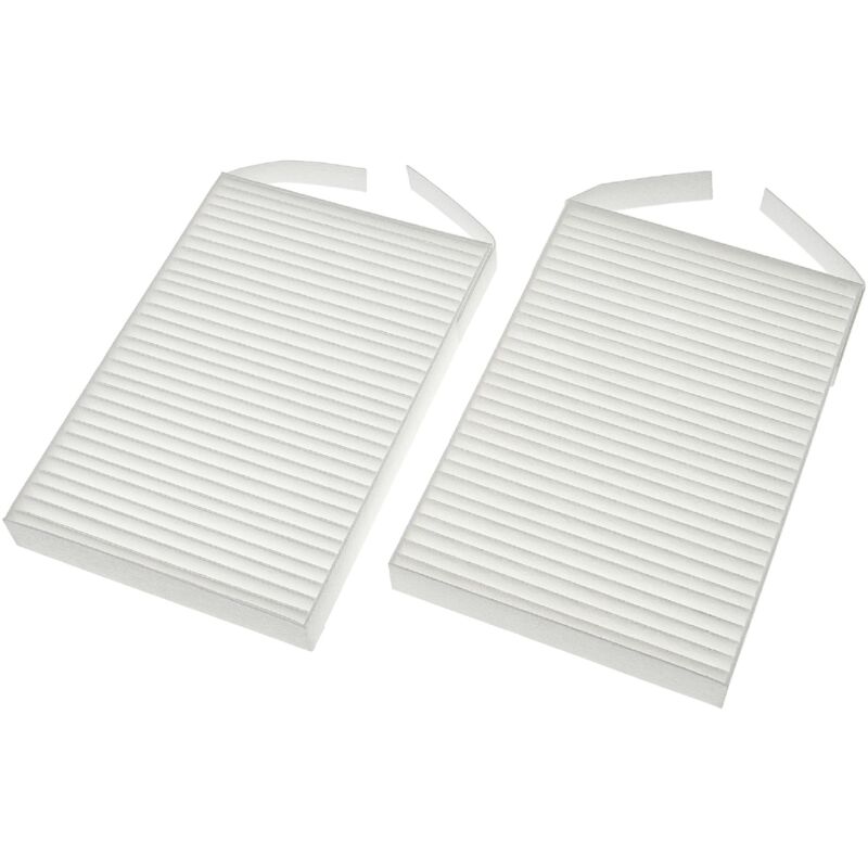 

Set de filtros compatible con Zehnder ComfoSpot 50 unidad de ventilación - Filtro de aire G4 / F7 (2 uds.), 18 x 12 x 4 cm, blanco - Vhbw