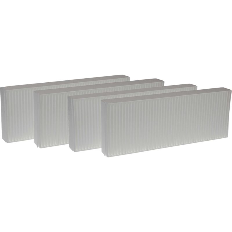 

Set de filtros compatible con Zehnder Paul Novus 300, 450 unidad de ventilación - Filtro de aire G4 / F7 (4 uds.), 48 x 18 x 10 cm, blanco - Vhbw