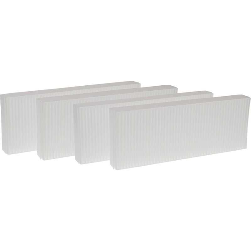 

Set de filtros reemplaza Zehnder 527003440 para unidad de ventilación - Filtro de aire G4 / F7 (4 uds.), 48 x 18 x 10 cm, blanco - Vhbw