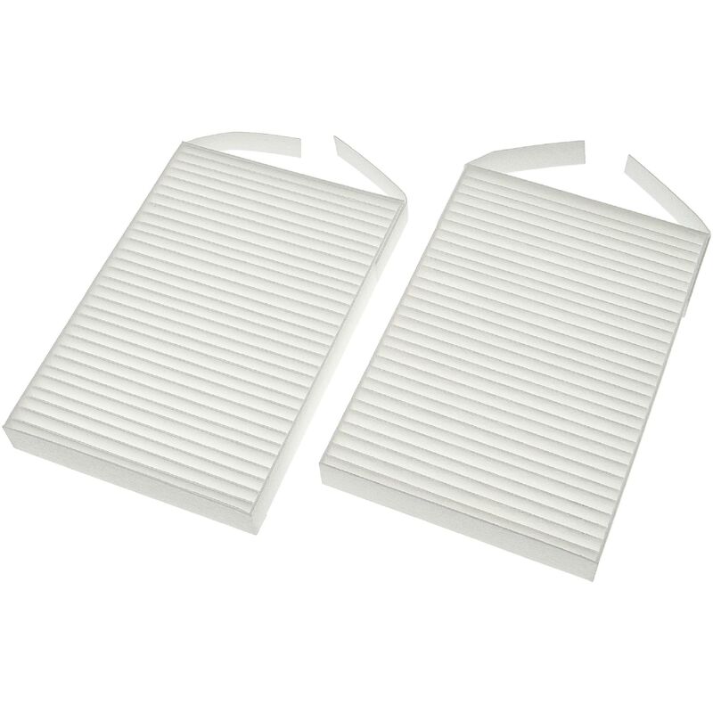 

vhbw Set de filtros reemplaza Zehnder 527005400 para unidad de ventilación - Filtro de aire G4 / F7 (2 uds.), 18 x 12 x 4 cm, blanco