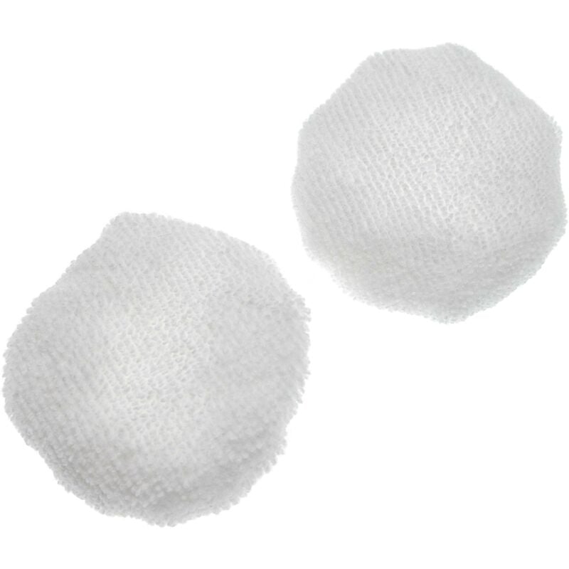 

vhbw Set de paños (2 uds.) compatible con Kärcher SC 2 Premium, SC 3 EasyFix Premium, SC 3 Premium limpiadora a vapor, cepillo redondo