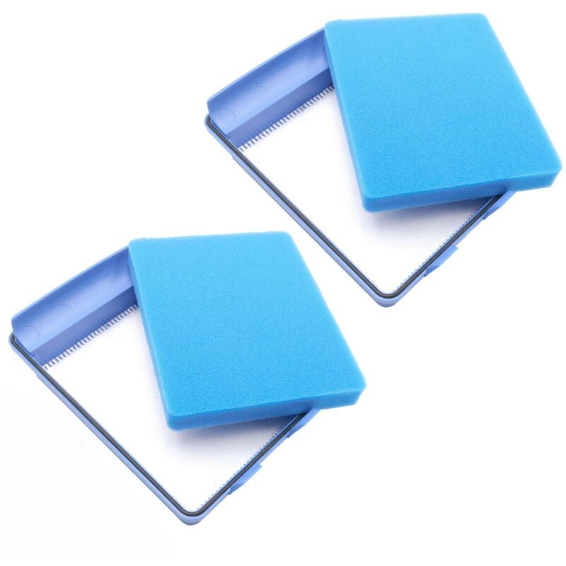 Vhbw - set di 2x filtro in spugna, 2x filtro in