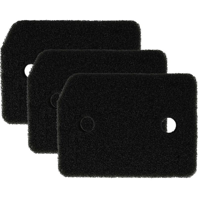 3x filtro zoccolo compatibile con Miele TKS800-50