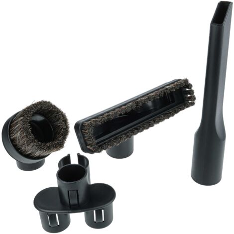 vhbw Set di bocchette da 4 pzz. compatibile con Bosch aspirapolvere - 32 mm nero