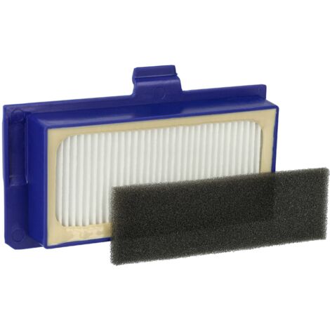 vhbw Set di filtri sostituisce Rowenta ZR710101 per aspiratore - 2x filtro di ricambio (filtro HEPA, filtro in spugna)