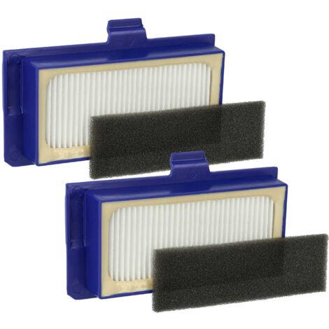 vhbw Set di filtri sostituisce Rowenta ZR710101 per aspiratore - 4x filtro di ricambio (filtro HEPA, filtro in spugna)