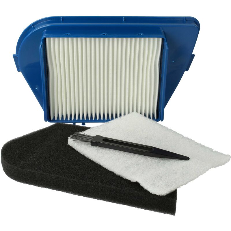 

Set filtro + pincel (4 uds.) compatible con Rowenta RO 3443014 Q0, RO 3449014 Q0, RO 3463 GA 4Q0, RO 3463014 Q0, RO 34634 A4Q0 aspiradora - Vhbw