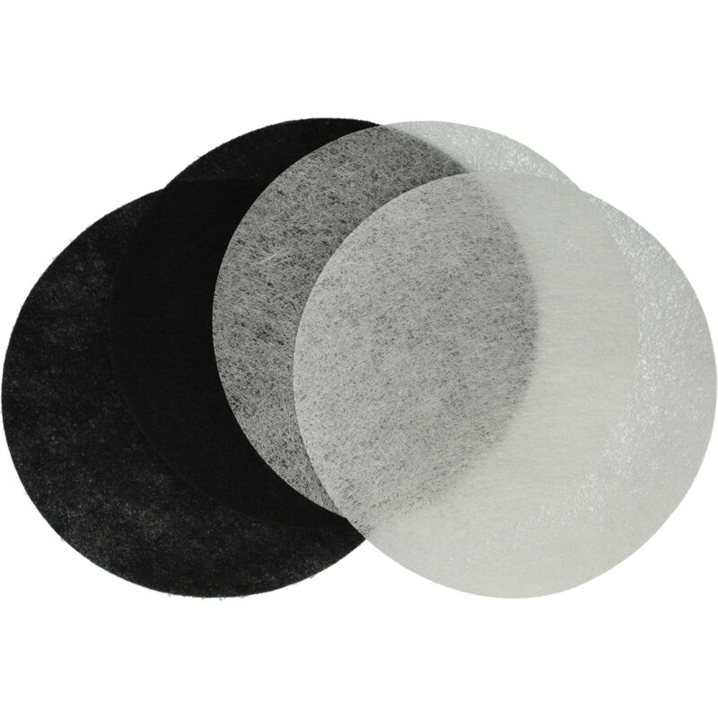 Vhbw - 2x activated carbon filter, 2x grease filter Replacement for Moulinex AD-5 for Deep Fryer - 4 Part Filter Set