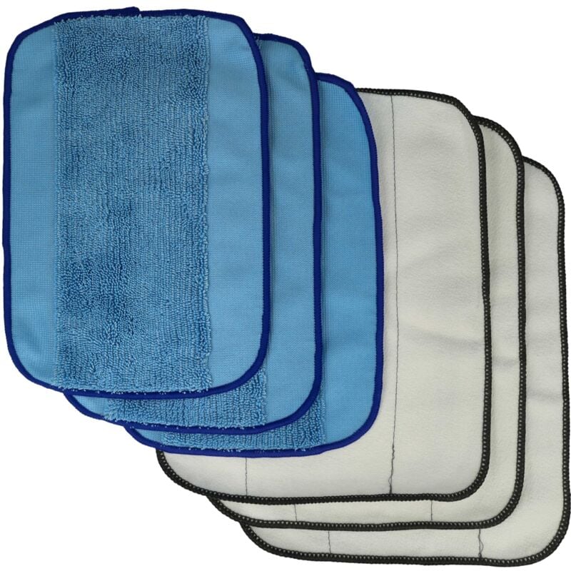 

vhbw Set paños (6 uds.) reemplaza iRobot 4409706 para robots fregasuelos - trapo en húmedo, trapo en seco
