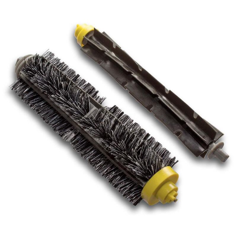 Image of 2x spazzola rotonda set di spazzole compatibile con iRobot Roomba 774, 775, 776, 765, 772 aspirapolvere - spazzola a lamelle, spazzola a rullo - Vhbw