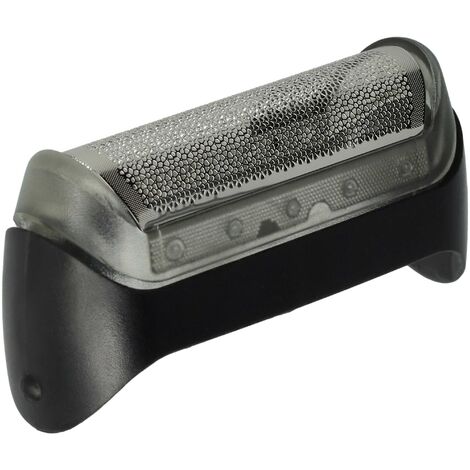vhbw Shaver Foil Replacement for Braun 65734704, 81272884, 65734720, 65734708, 65734707, 81272936 for Electric Shaver + Frame, Black/Silver