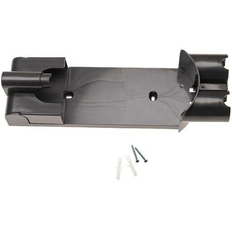 vhbw Soporte compatible con Dyson SV10, SV11 accesorios para aspiradoras - Soporte de pared, gris, 32 x 9,5 x 6,8 cm