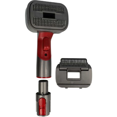 vhbw Spazzola 2-in-1 per peli di animali compatibile con Dyson V10 Total Clean, V11, V10, V10 Absolute - autopulente, adattatore incl.