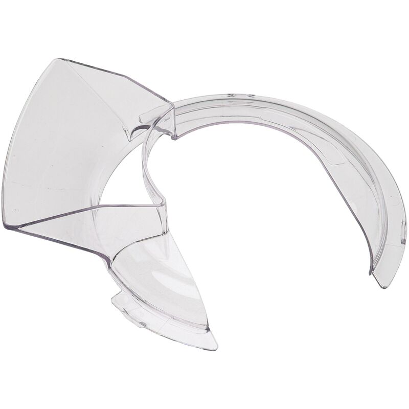 Splash Guard compatible with KitchenAid KSM90, KSM75 Kitchen Machine - Cover with Feed Tube, Plastic, Transparent - Vhbw