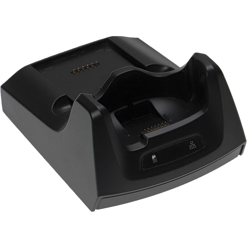 Station de chargement compatible avec Symbol MC70, MC7004, MC7090, MC75, MC7506, MC7596 ordinateur mobile, scanner de code-barre - noir - Vhbw