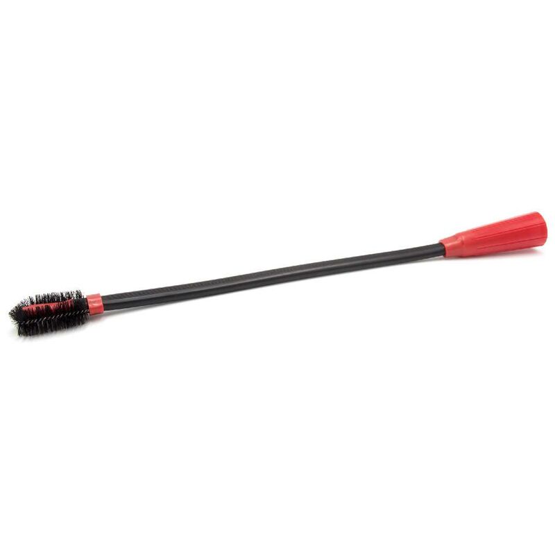Suceur souple à fentes pour aspirateur compatible avec aeg avec embout rond de 30-37 mm - brosse amovible, 46 cm - Vhbw