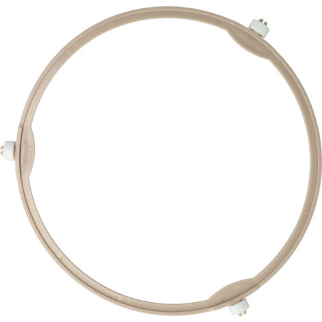 vhbw Support plateau tournant universel de 18,5 cm pour micro-ondes compatible avec Bosch et de nombreuses autres marques blanc
