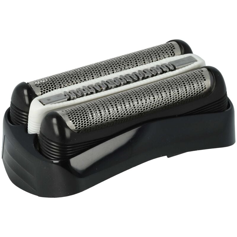 vhbw testina di rasoio compatibile con Braun vecchia generazione 300, 310, 320, 330, 340, 350, 350cc, 360, 370, 370cc, 380, 390cc, 395cc - nero
