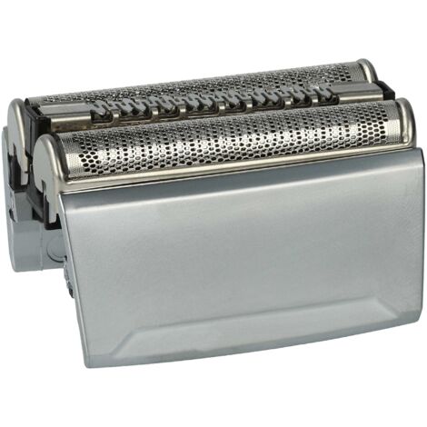 2 Grilles Doubles De Rasoir Pour Braun 51S Et 51B + Cadre - Nickel Argenté Neuf
