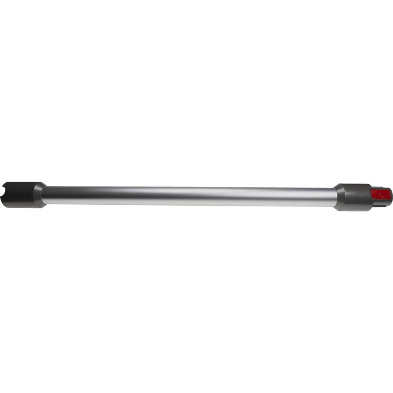 Tube d'aspirateur compatible avec Dyson V11 Outsize, V15 Detect Absolute, V15 Detect Complete aspirateur - raccord 35mm, 72,5 cm, argenté / rouge