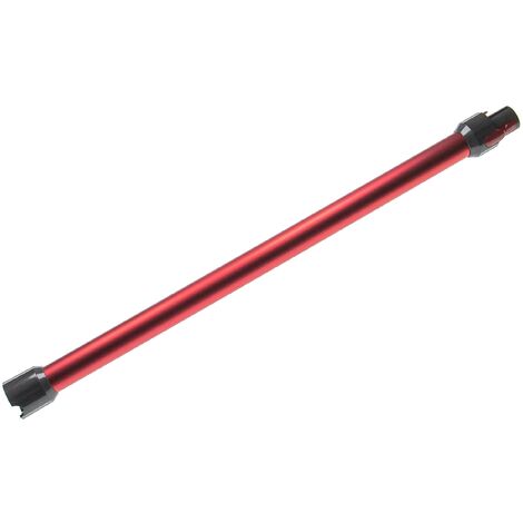 vhbw Tubo aspirador compatible con Dyson V15 Detect Absolute aspiradora - conexión de 35 mm, 74 cm, gris / rojo