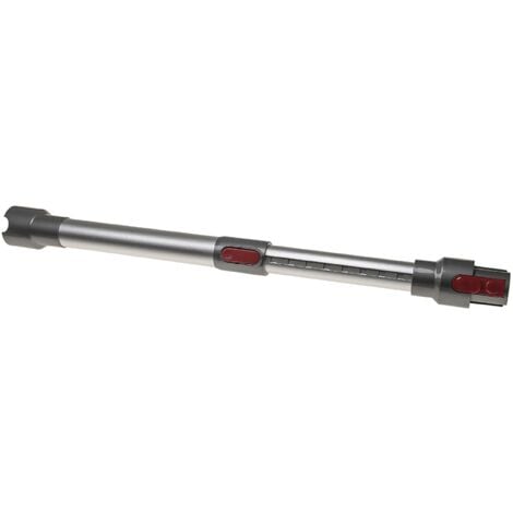 vhbw Tubo aspirador reemplaza Dyson 967477-07, 967477-08 para aspiradora - 44,5 - 66,5 cm, plata