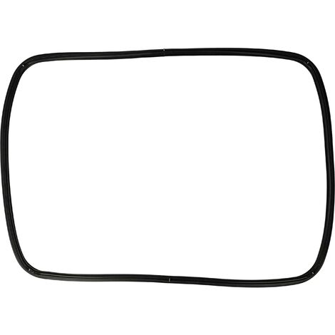 vhbw Türdichtung Ersatz für BSH 095253, 068501 für - 42x32x1 cm, Mit Winkelhaken Schwarz